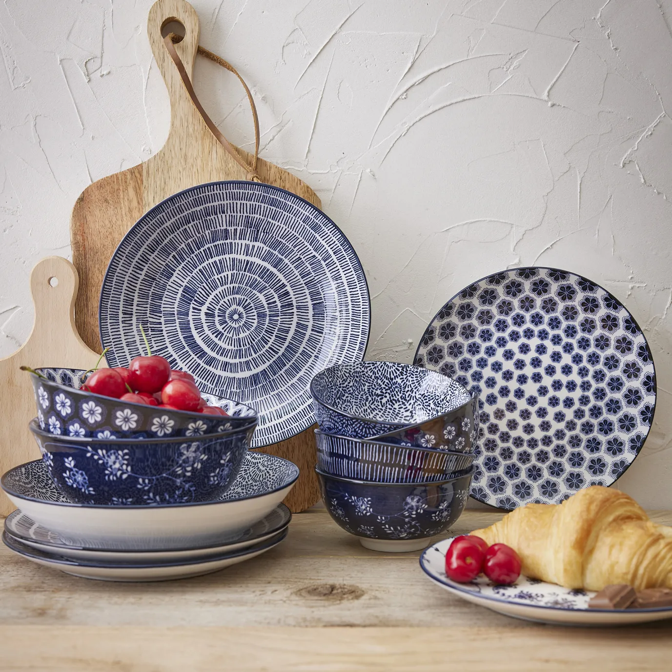 Teller Anna, Rosen, 19 Cm