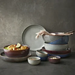 Teller Poke, Braun, 22 Cm