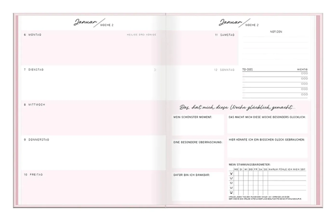 Terminplaner Lady, 2025, Mein Happiness-Planer