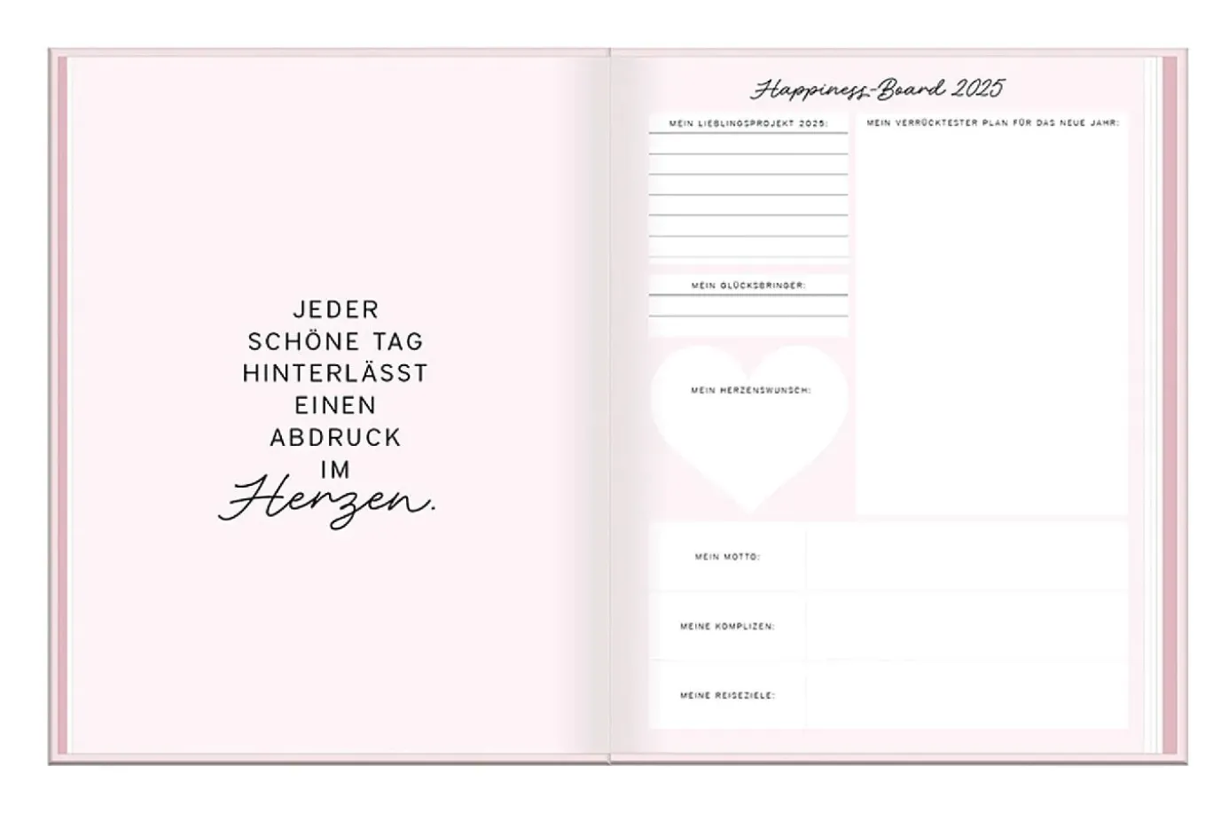 Terminplaner Lady, 2025, Mein Happiness-Planer