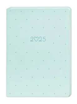 Terminplaner Lederlook, 2025, Mint