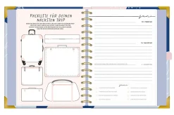 Terminplaner Premium 2025, Blau