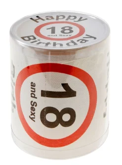 Toilettenpapier Birthday, 18 Jahre, 24 Meter