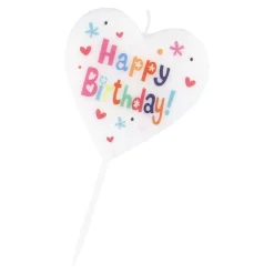 Tortenkerze Geburtstag, Herz