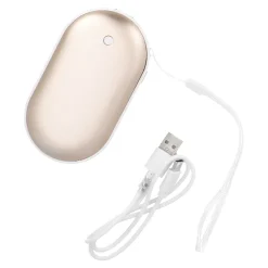 USB-Handwärmer + Powerbank, Gold