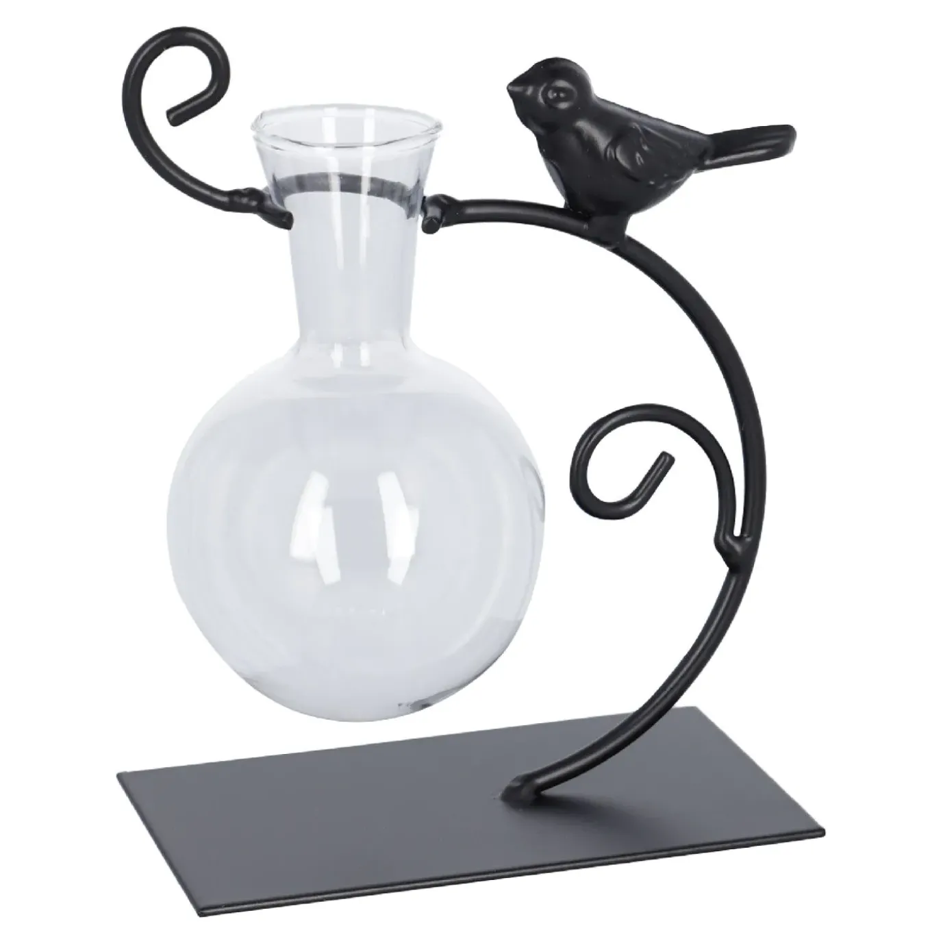 Vase Ballon In Vogel-Ständer