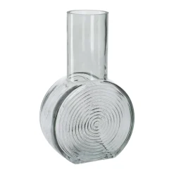 Vase Design, Rund/grün, 14 X 22.5 Cm