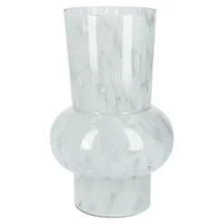Vase Opal Mit Tupfen, Mint, 26 Cm