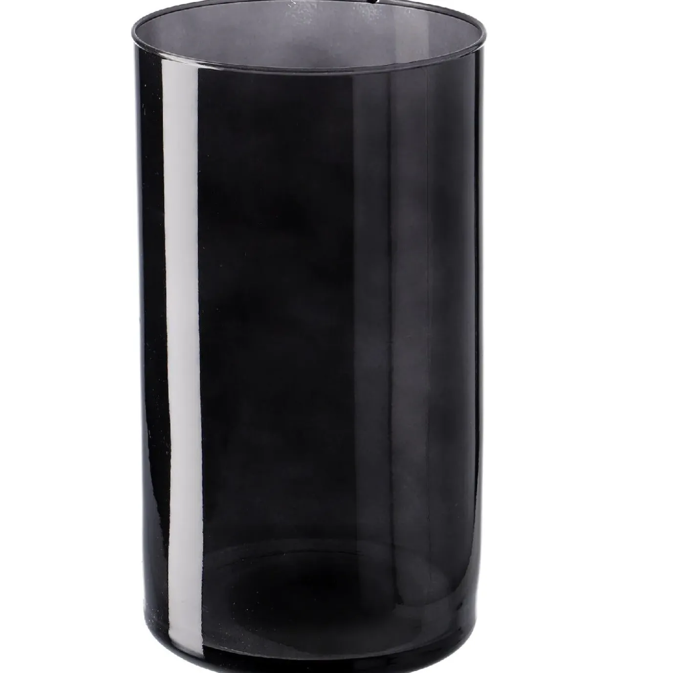 Vase Zylinder, Anthrazit, 16 X 29 Cm