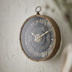 Wanduhr Antik, Mechanisch, 27 Cm