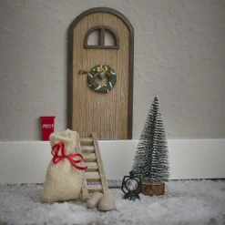 Wichteltür-Set, Braun