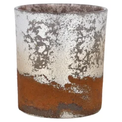 Windlicht Metallic, Champagner, 8 Cm