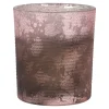 Windlicht Metallic, Rosa, 8 Cm