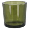 Windlicht Zylinder, Dick/grün/transparent, 12.5 X 12 Cm