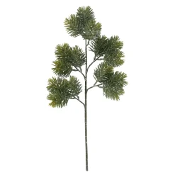 Zweig Tanne/Frost, Grün/weiß, 45 Cm